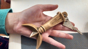 The key to our hotel room in Arles!